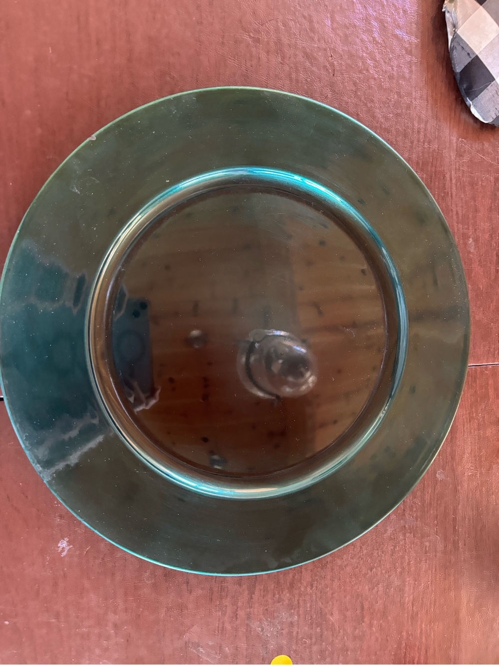 Set of 10 Preowned Target Home Green Plastic Charger Plates - 13" Round